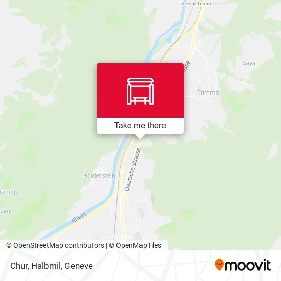 Chur, Halbmil map