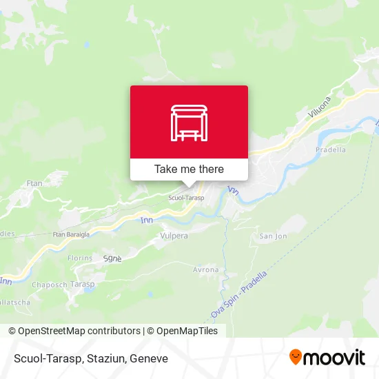 Scuol-Tarasp, Staziun map