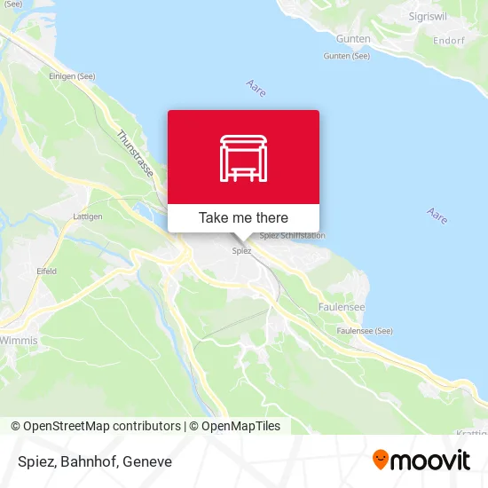 Spiez, Bahnhof map