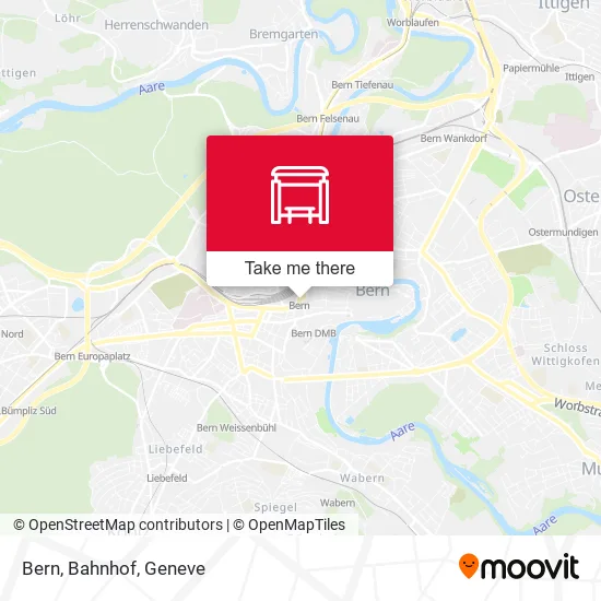 Bern, Bahnhof map