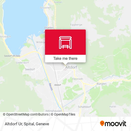 Altdorf Ur, Spital map