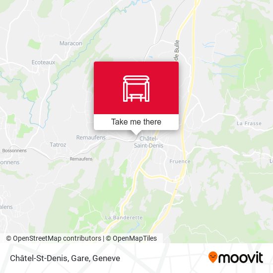 Châtel-St-Denis, Gare map