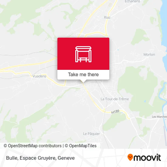 Bulle, Espace Gruyère map