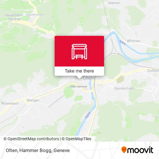 Olten, Hammer Bogg map
