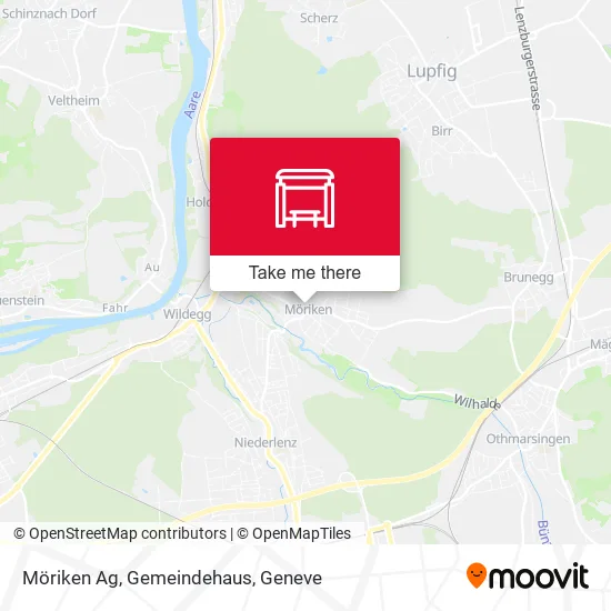 Möriken Ag, Gemeindehaus map