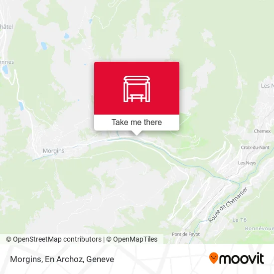 Morgins, En Archoz map