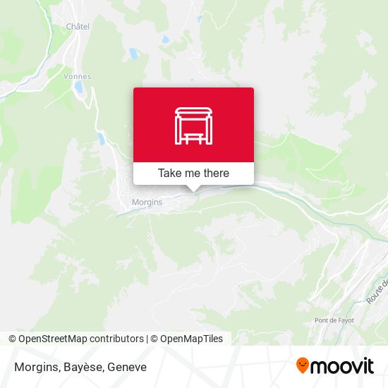 Morgins, Bayèse map