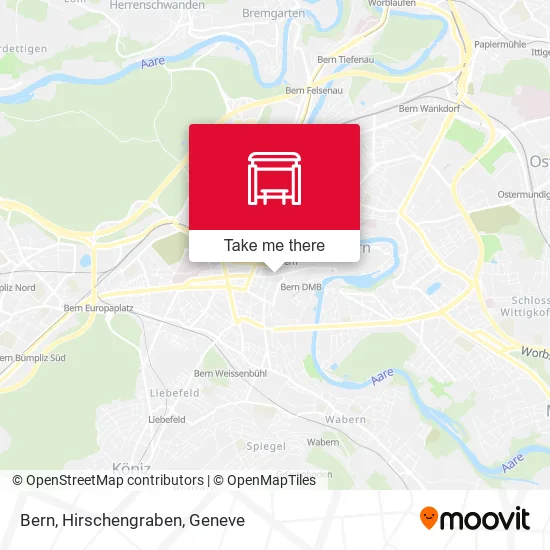 Bern, Hirschengraben map
