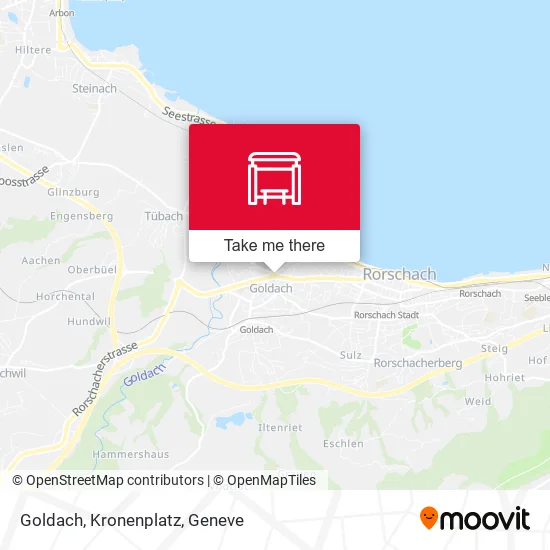 Goldach, Kronenplatz map