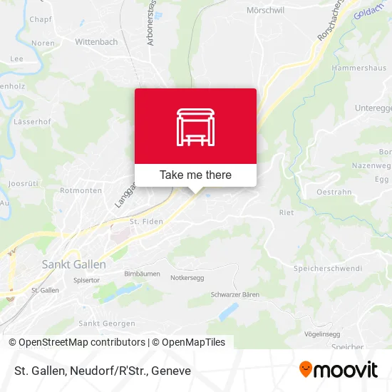St. Gallen, Neudorf/R'Str. map