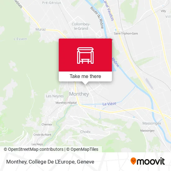 Monthey, Collège De L'Europe plan