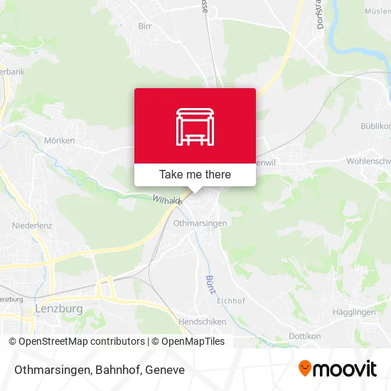 Othmarsingen, Bahnhof map