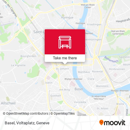 Basel, Voltaplatz map