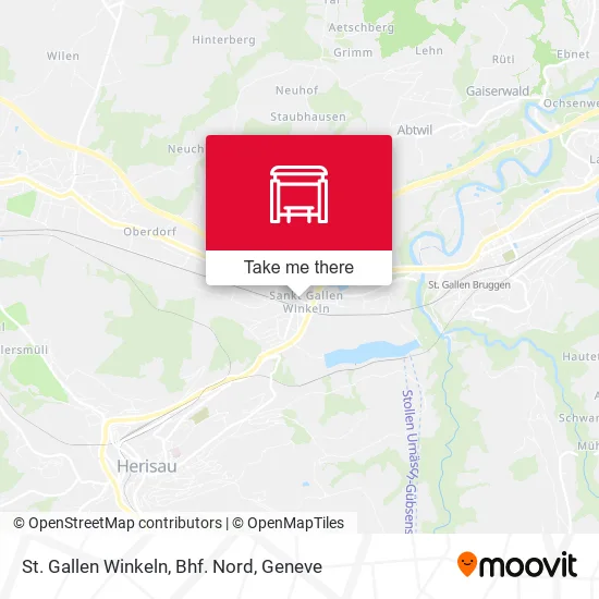 St. Gallen Winkeln, Bhf. Nord map