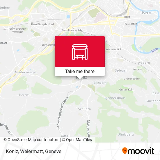 Köniz, Weiermatt map