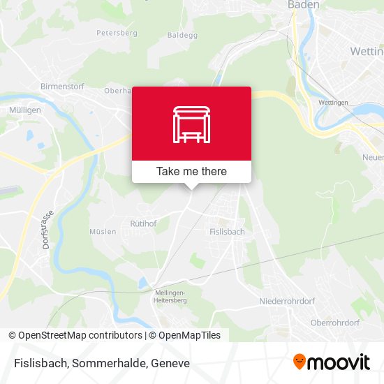 Fislisbach, Sommerhalde map