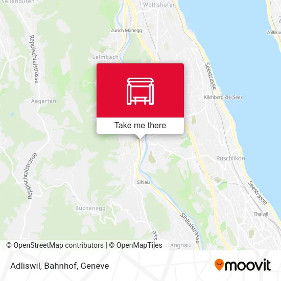 Adliswil, Bahnhof map