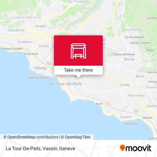 La Tour-De-Peilz, Vassin map
