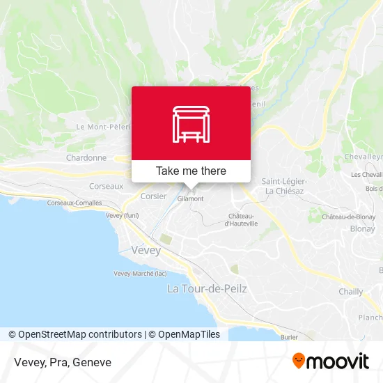 Vevey, Pra map