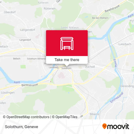 Solothurn map