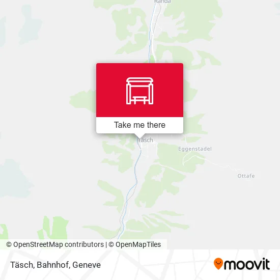 Täsch, Bahnhof map
