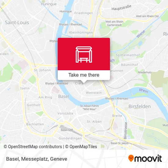 Basel, Messeplatz map