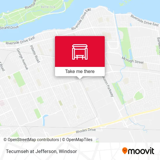 Tecumseh at Jefferson map