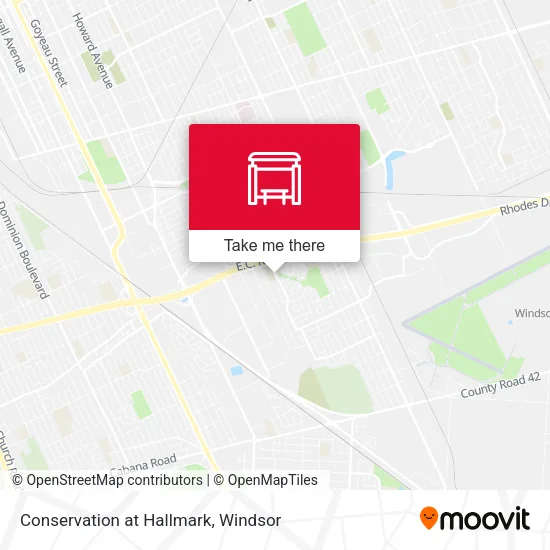 Conservation at Hallmark map