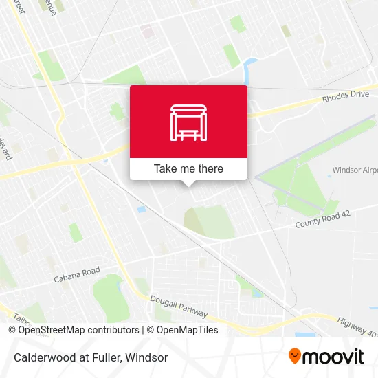 Calderwood at Fuller map