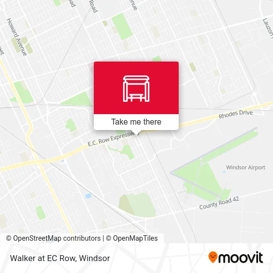 Walker at EC Row map