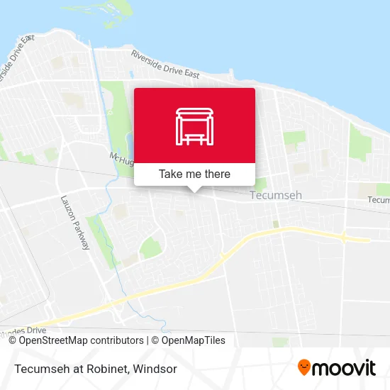Tecumseh at Robinet map