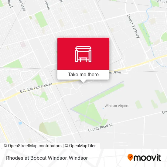 Rhodes at Bobcat Windsor map