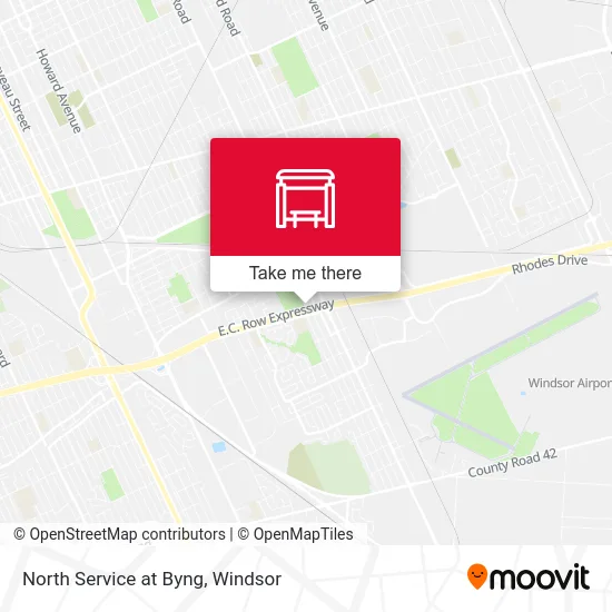 North Service at Byng map