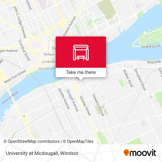 University at Mcdougall map