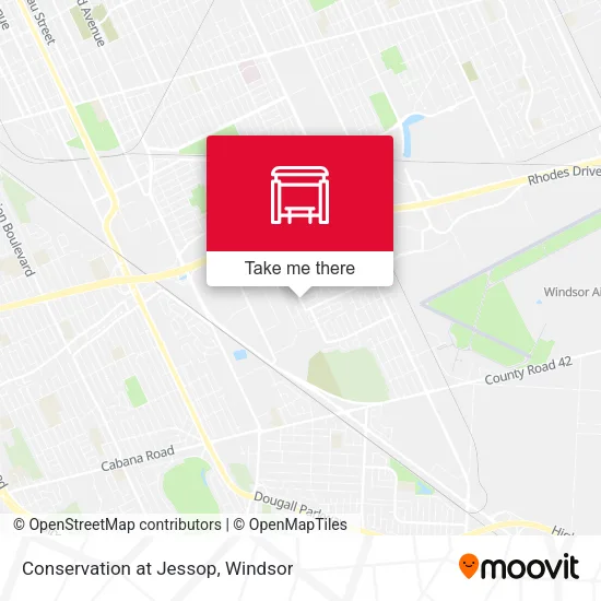 Conservation at Jessop map