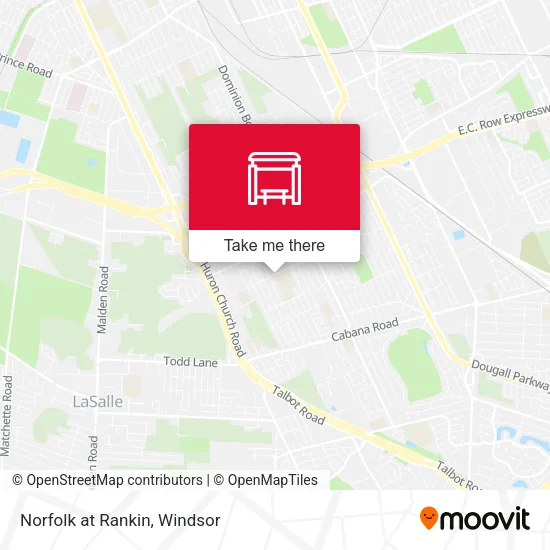 Norfolk at Rankin map