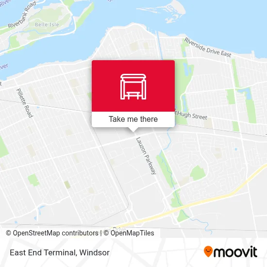 East End Terminal map