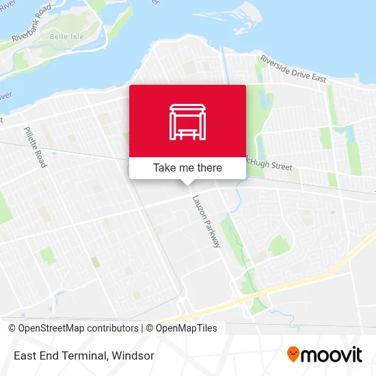 East End Terminal map