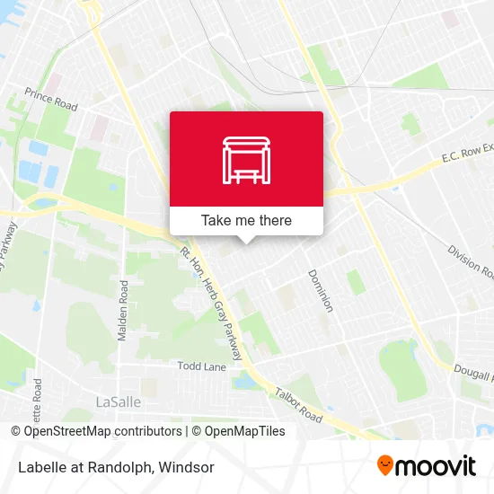 Labelle at Randolph map