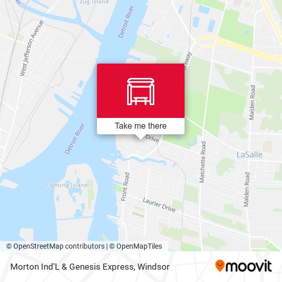 Morton Ind'L & Genesis Express map
