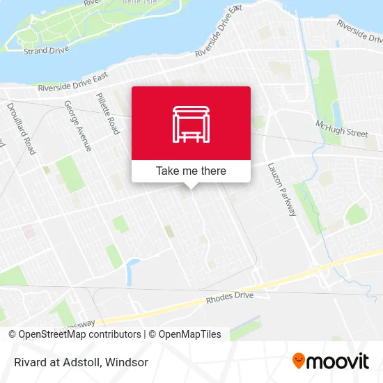 Rivard at Adstoll map