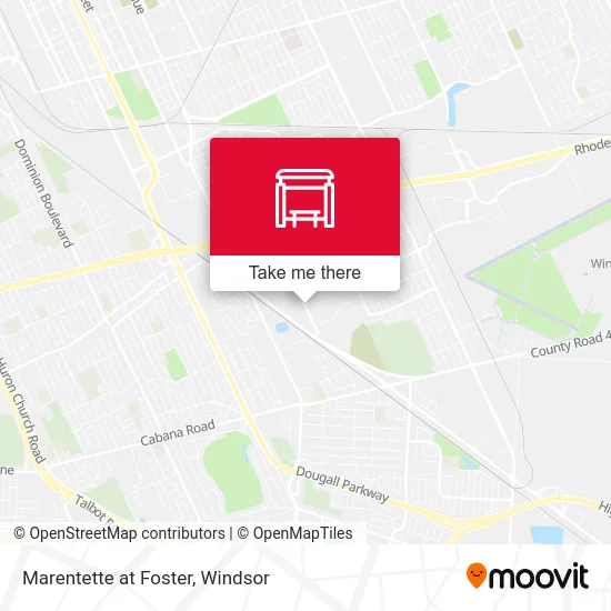 Marentette at Foster map