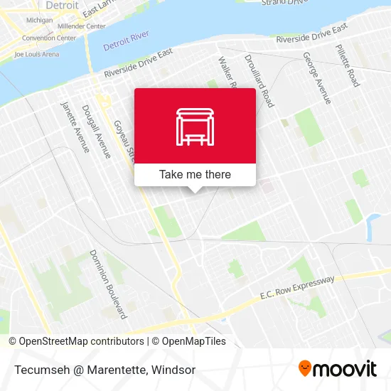 Tecumseh @ Marentette map