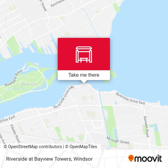 Riverside at Bayview Towers map