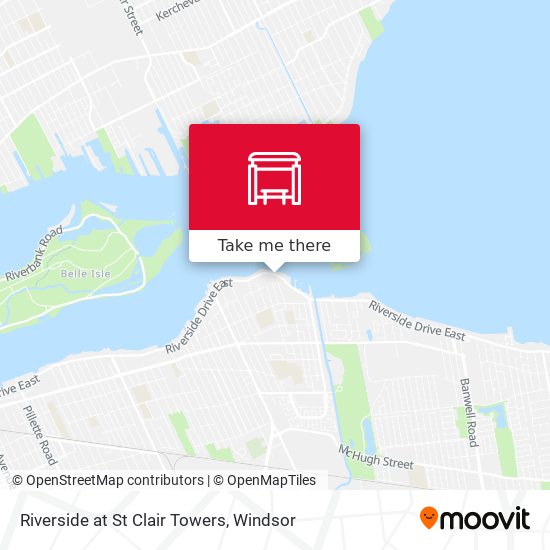 Riverside at St Clair Towers map
