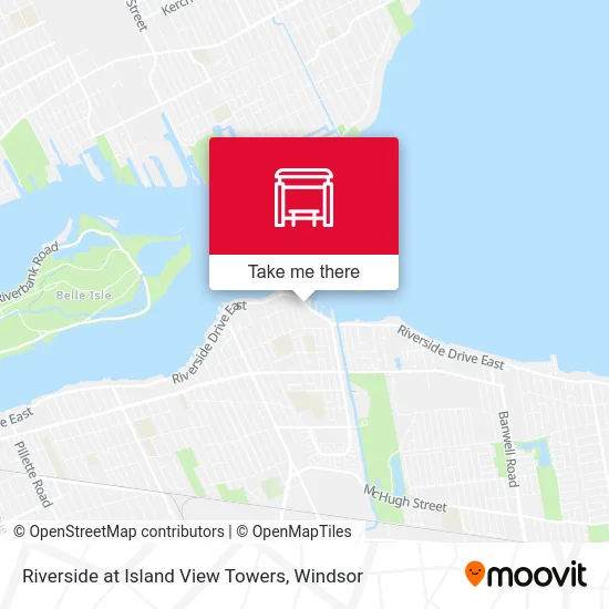 Riverside at Island View Towers map