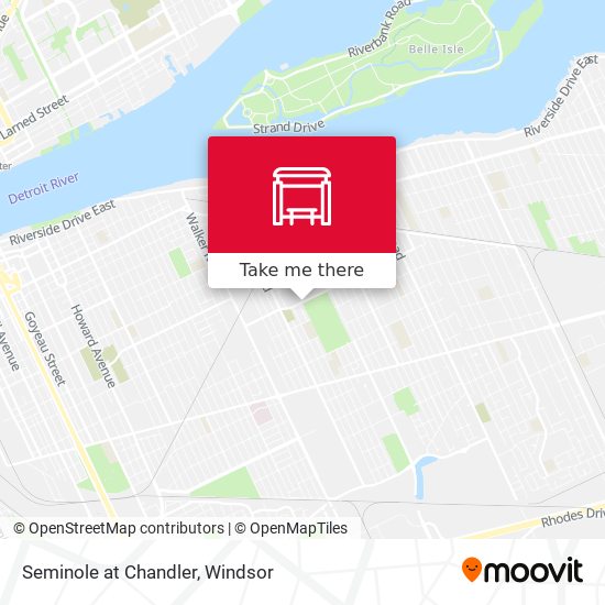 Seminole at Chandler map
