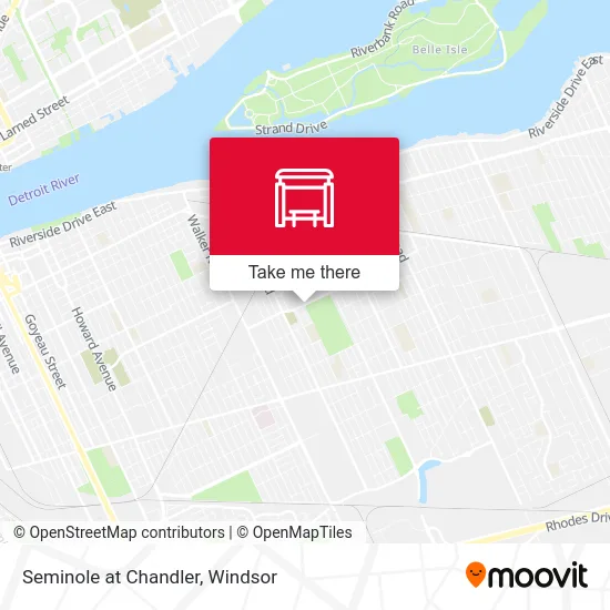 Seminole at Chandler map