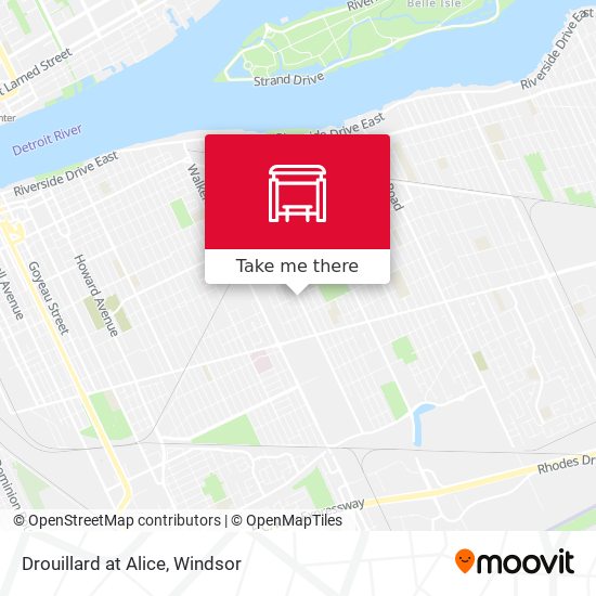 Drouillard at Alice map