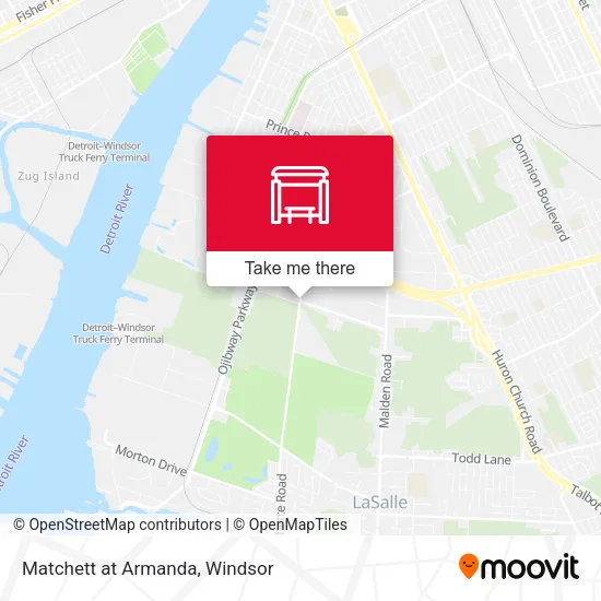 Matchett at Armanda map